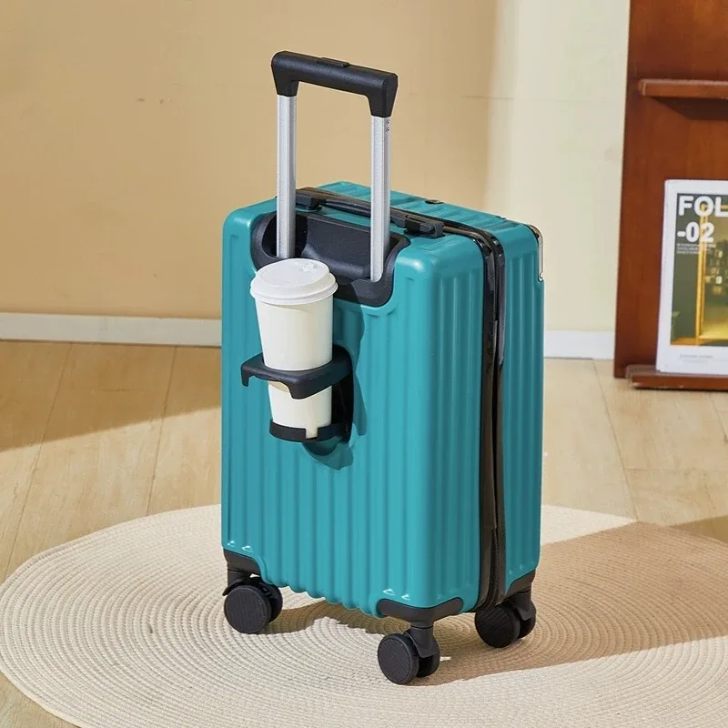 valise de voyage légère avec mot de passe pour étudiant, petit bagage, roue universelle pour homme et femme, chariot d'embarquement, 18 pouces