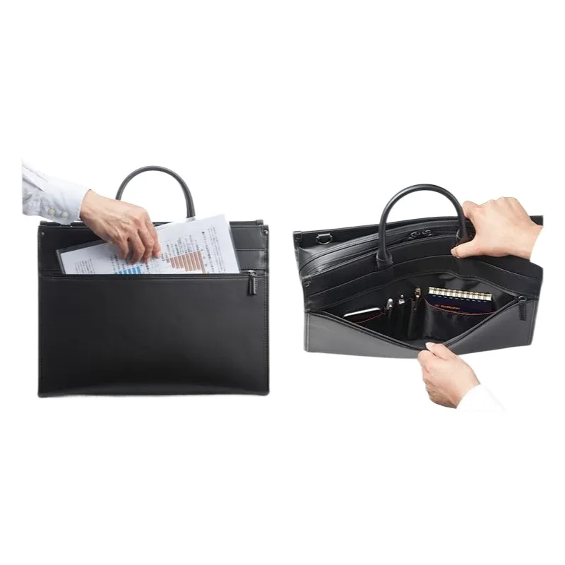 sac étanche pour ordinateur portable de 14 15.6 pouces, mallette d'affaires unisexe, antivol avec bandoulière, fourre-tout mince pour les déplacements
