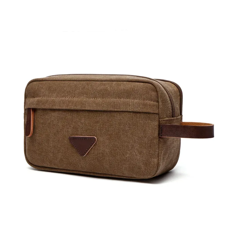 pochette pour homme, trousse de toilette, sac de rangement pour cosmétiques, sac de voyage en toile imperméable, trousse de maquillage pour femme, étui de beauté pour femme