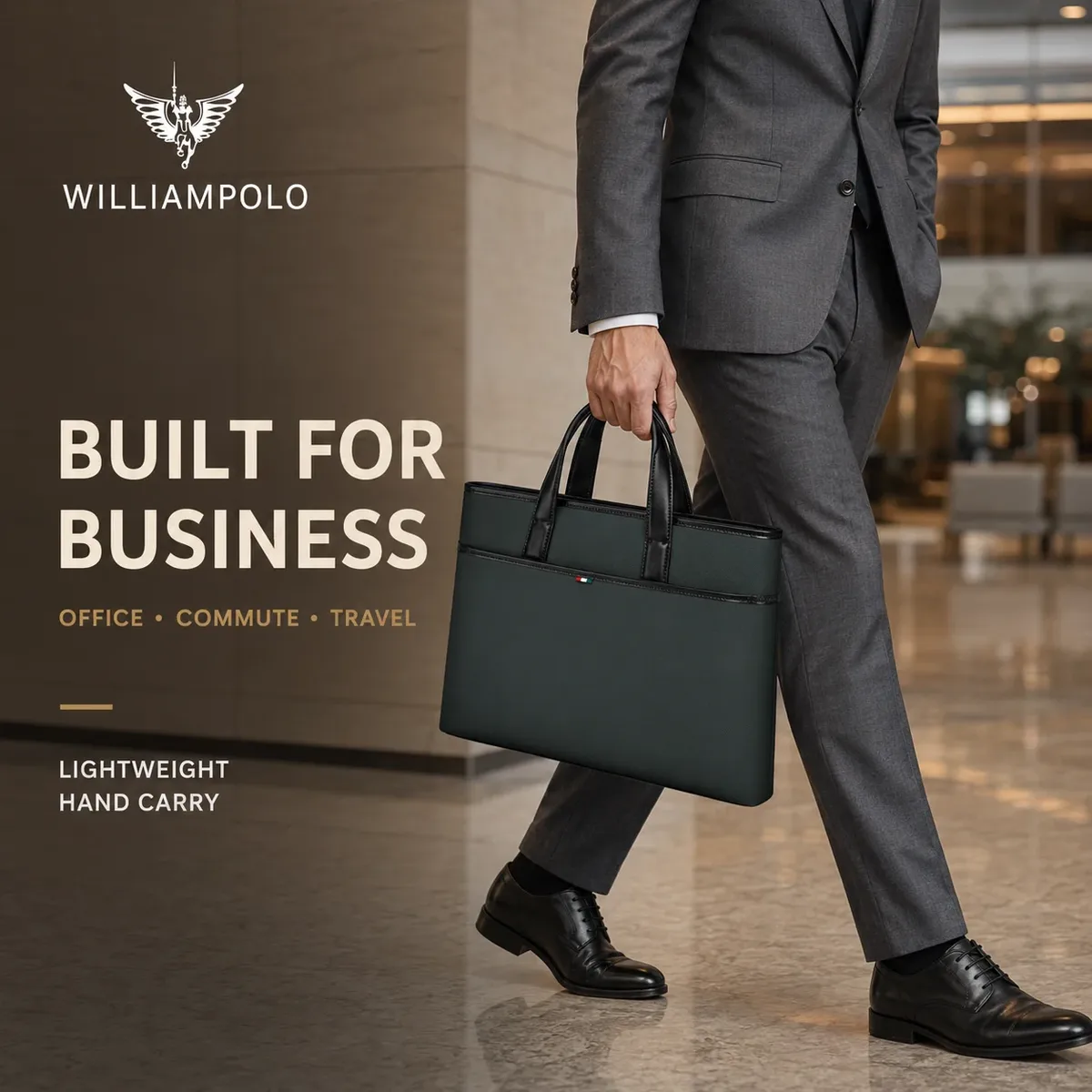 sac à main pour ordinateur portable résistant à l'usure pour homme, sacoche d'affaires pour ordinateur portable, sac à documents pour le bureau, les déplacements et les voyages