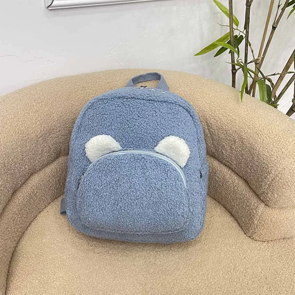 nouveau sac à dos en peluche ours mignon 2026, sac d'étudiant, cadeau d'anniversaire unique personnalisé fait main, sac de promenade brodé avec nom