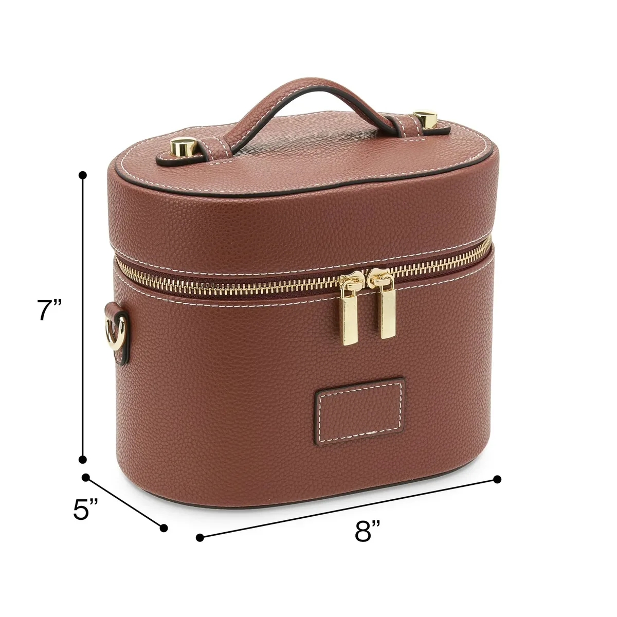 sac de voyage cosmétique portable personnalisé avec bandoulière, compartiment de rangement amovible et compartiment de lavage séparé pour femme