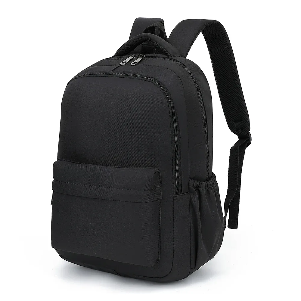 sac à dos en toile imperméable pour étudiants, sac de nettoyage solide pour hommes et femmes, sacs à dos de voyage simples, sacs pour ordinateur portable de 16 pouces, école, garçon, fille
