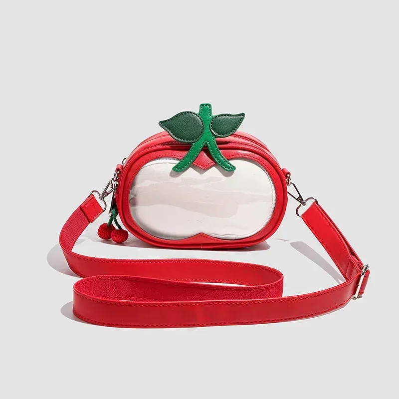 sac à bandoulière pour femme, sac à main en forme de pomme, sac à main léger rose, pochette à cosmétiques, cadeau de noël