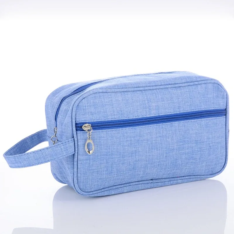trousse de maquillage - sac de rangement grande capacité pratique pour l'extérieur - sac à main - trousse de toilette et de maquillage portable pour homme