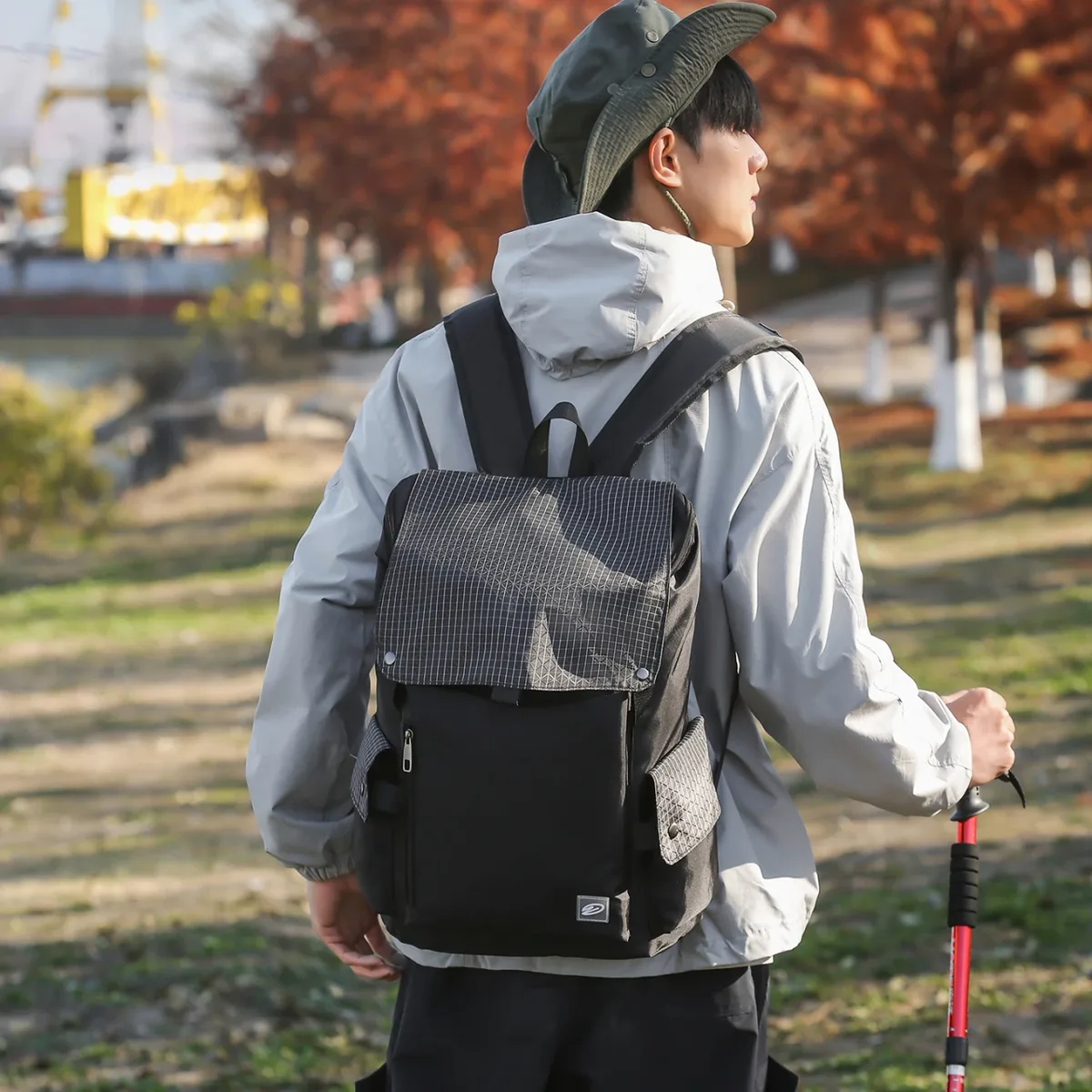 sac à dos unisexe tendance, tissu en nylon de haute qualité, sac pour ordinateur, grande capacité, sac d'école, sacs à main légers