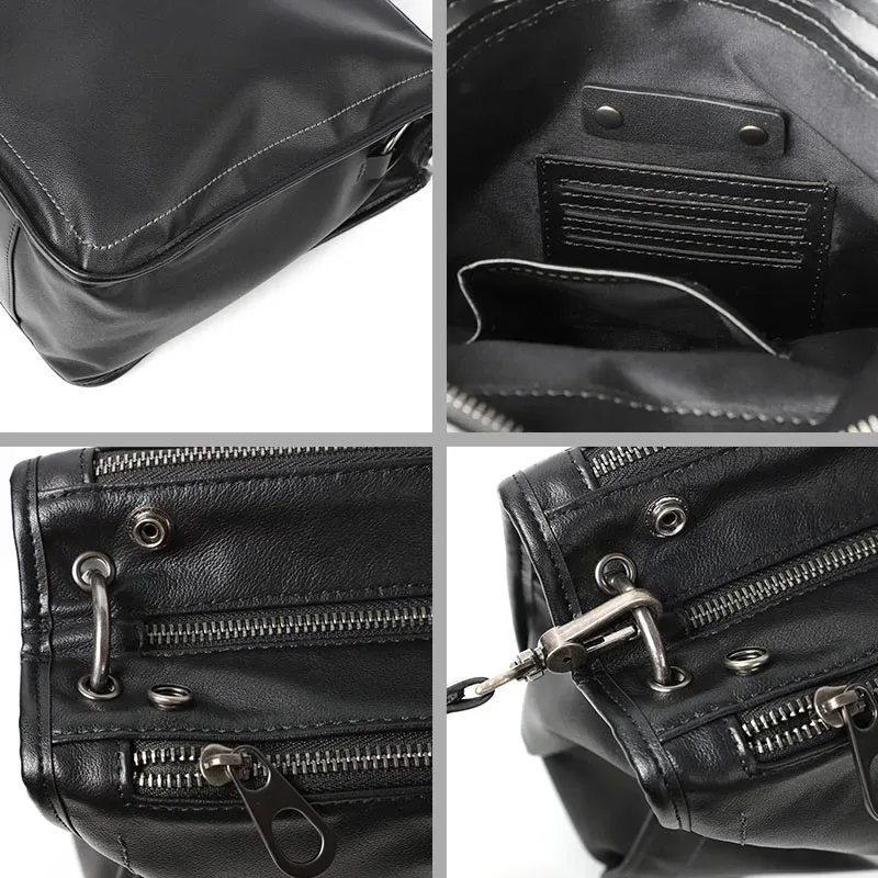grande mallette pour hommes en cuir véritable, sac à bandoulière pour ordinateur portable de 15 pouces, grand sac à main en cuir souple, sac de voyage multicouche pour hommes