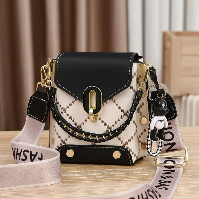 crriflz mini sac carré polyvalent tendance, sac à bandoulière pour téléphone portable pour femmes