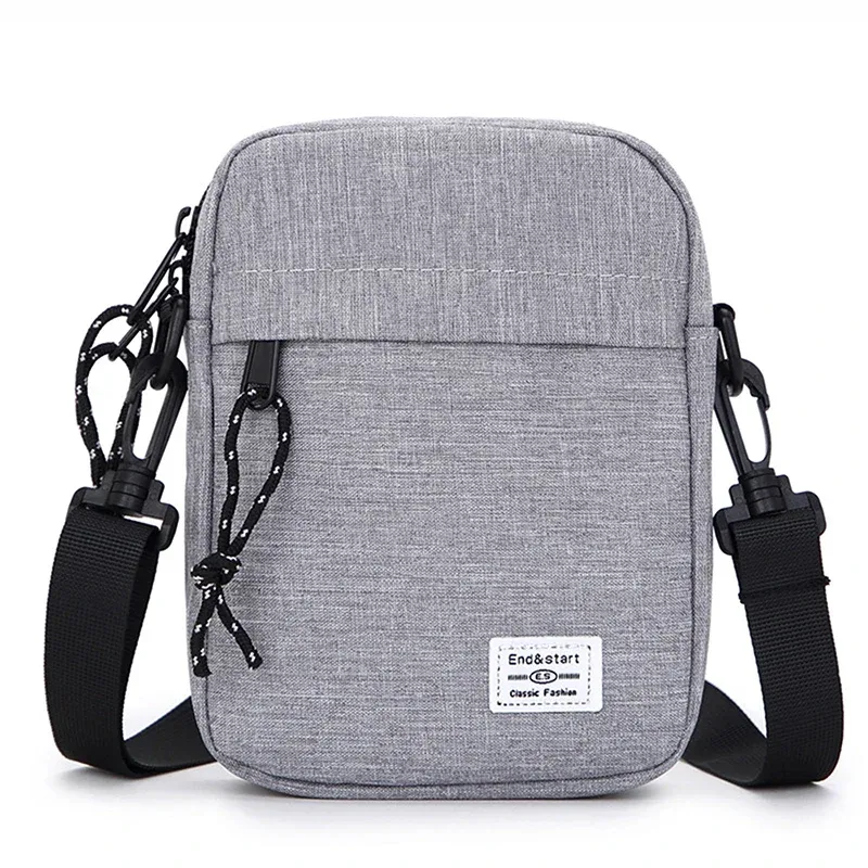 sac à bandoulière en tissu oxford pour hommes et femmes, sacoche décontractée, petit sac carré, mode diagonale croisée, machine à main, bagages