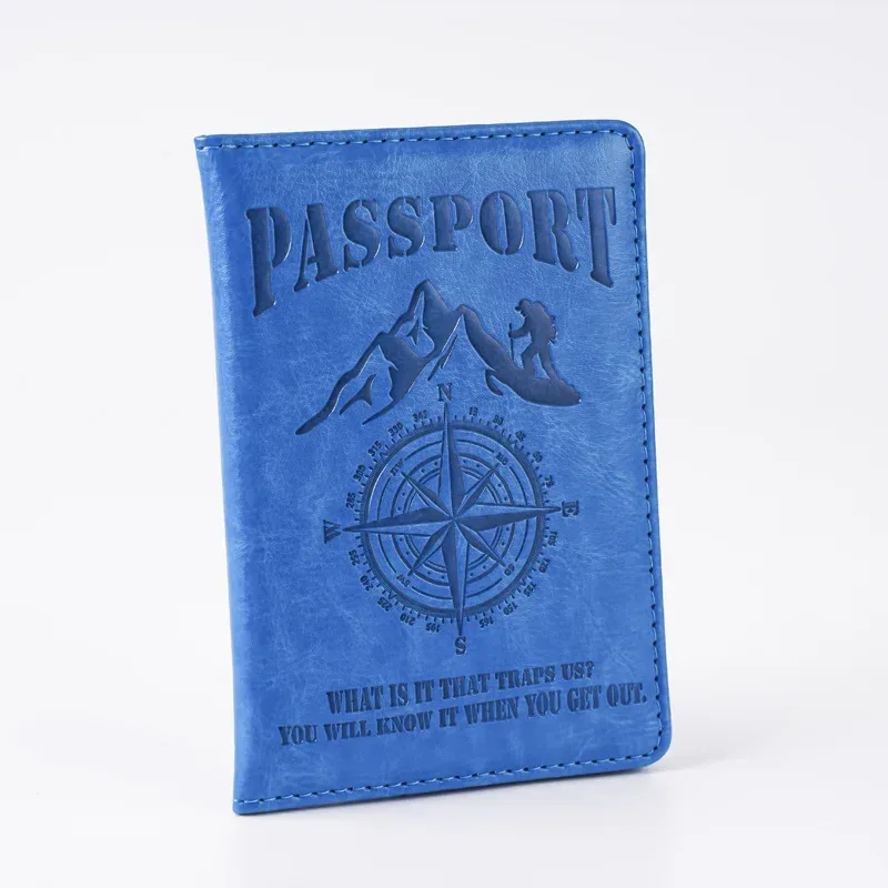 passeport cover passport holder, compass printed document change, ticket réinitialisation, passport wallet, travel wallet, id card holder, unisex, 2025