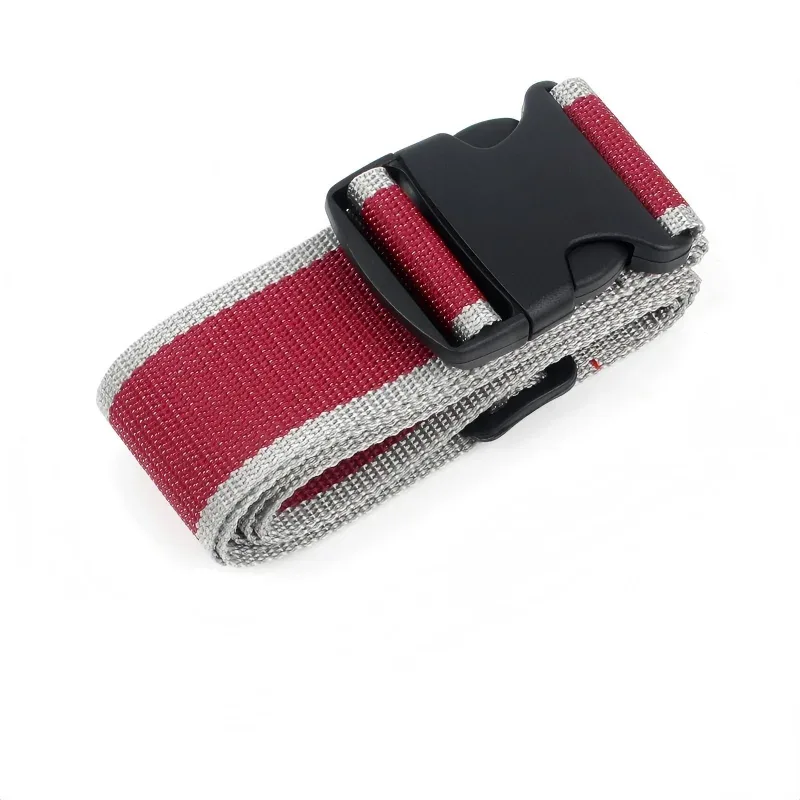 ceinture bagage polyester boucle fermeture rapide couleur noire rose bleu vert gris accessoire voyage