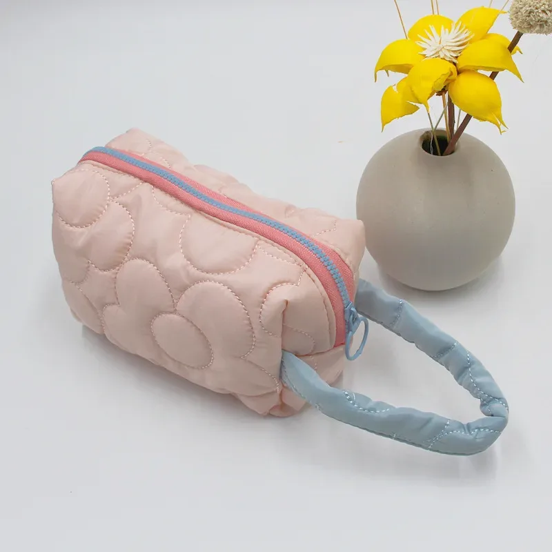 sacs à main en coton pour femmes sac de rangement tendance étui à cosmétiques de haute qualité sacs à maquillage coréens pour femmes sac de voyage décontracté sac à cosmétiques
