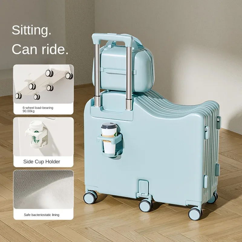 valise rigide abs blanc rose vert pastel compacts voyage famille enfants roulettes planches soutien compartiments pratiques