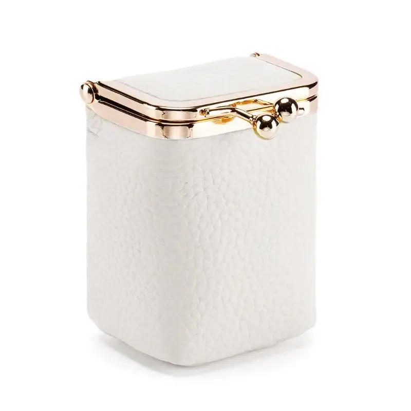 organisateur voyage cuir texturé noir blanc rouge vert bleu marine rose mini pochette accessoires maquillage transport journee voyage
