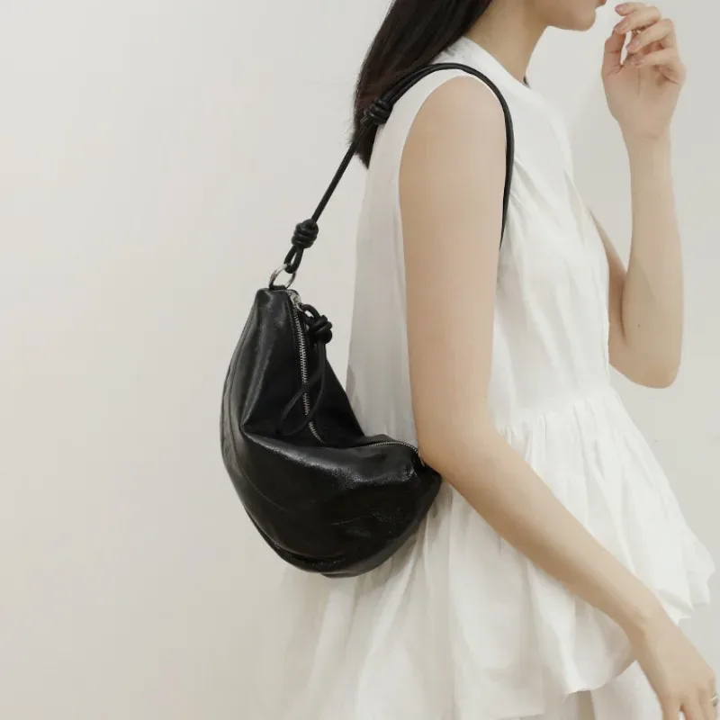 sac à bandoulière yanatari en cuir véritable, sac à main pour femme, grande capacité, sacs bandoulière en cuir de vachette pleine fleur 2026