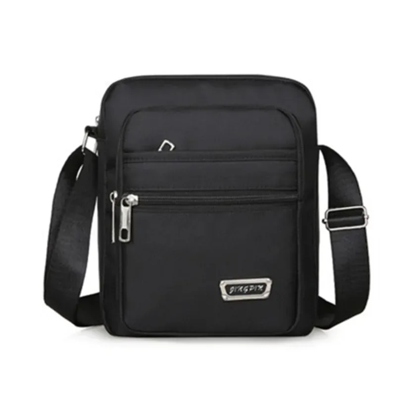 sac à bandoulière en nylon pour hommes, sac à main portable de grande capacité pour loisirs d'affaires, multicouche étanche, sacs à bandoulière d'été pour hommes