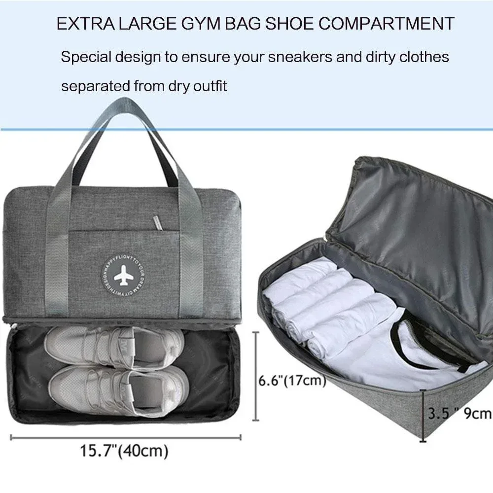 kismis sac de rangement de voyage sac de séparation sec et humide sac de plage portable sac de fitness de natation sac de rangement