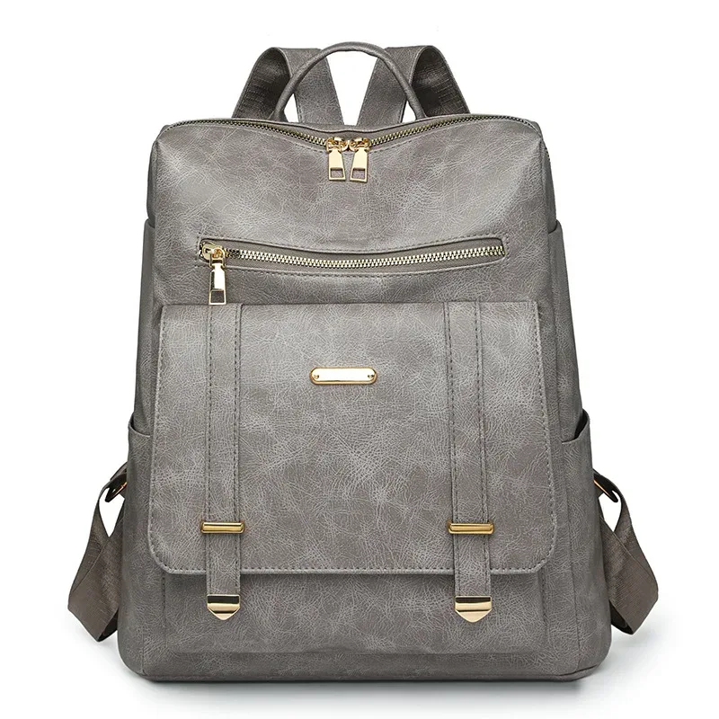 nouveauté sac à dos sac à main pour femmes en cuir pu anti-vol voyage sac à main sacs à bandoulière