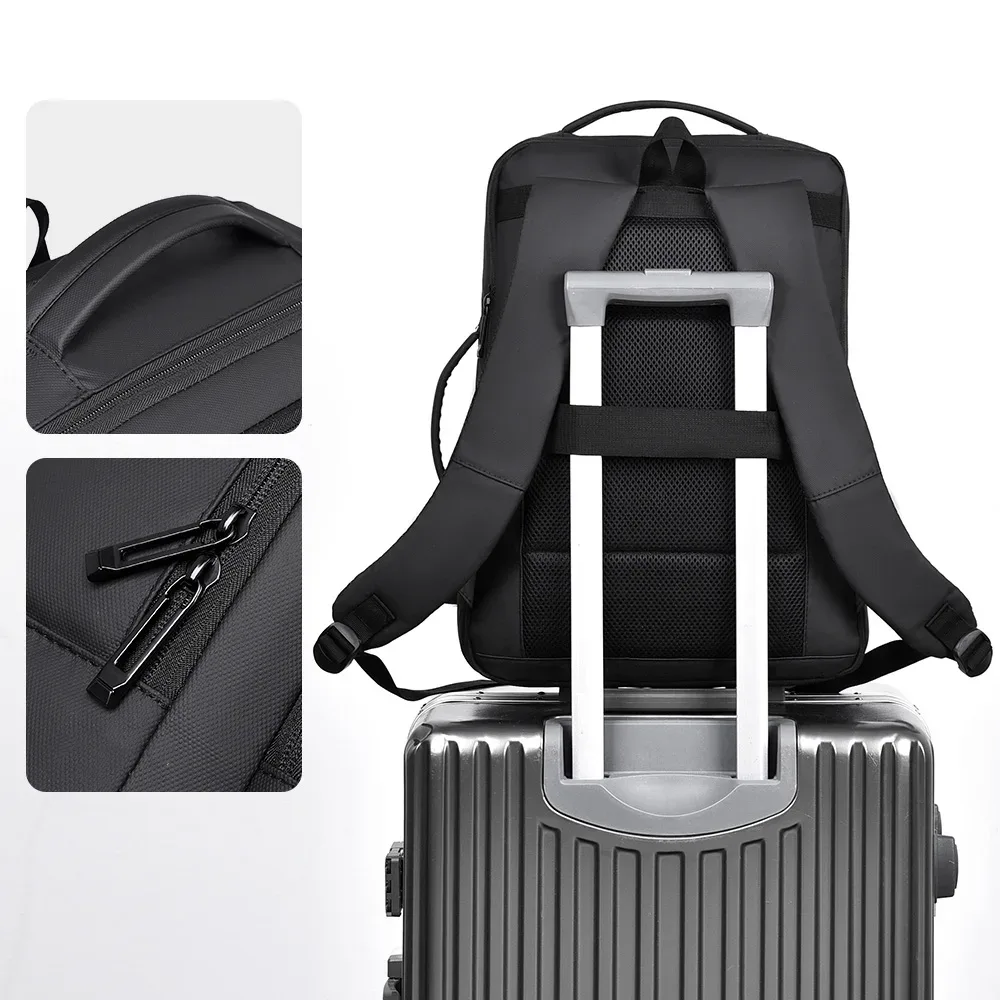 nouveau sac à dos de voyage extensible de grande capacité pour hommes et femmes, sac à dos de transport simple, sac d'ordinateur, sac à dos d'affaires