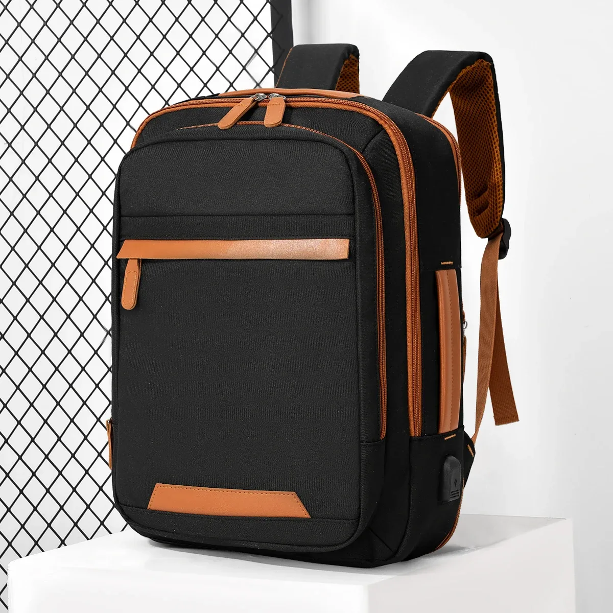 sac à dos étanche pour hommes, rechargeable par usb de haute qualité, grand sac à dos pour ordinateur portable, sac d'école unisexe pour jeunes