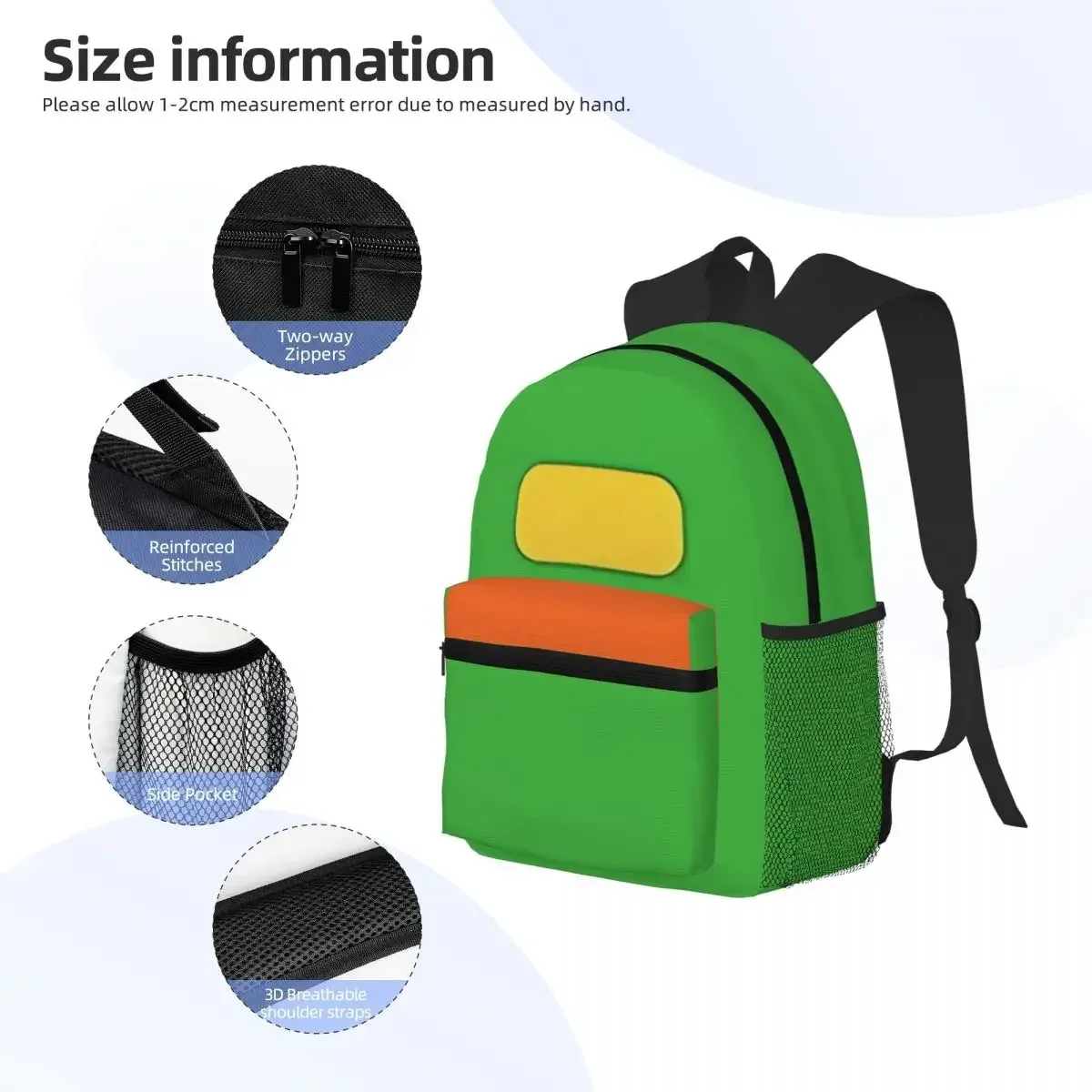 sac à dos d'étudiant ash ketchum, sac d'école, sac à dos de randonnée, sac à dos de voyage pour garçons et filles, sac à dos à la mode, sacs à bandoulière