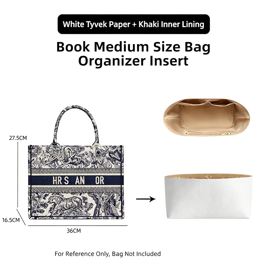 organisateur de sac pour sac fourre-tout d book, sac cadeau tendance, support de rangement, accessoire de modification intérieure