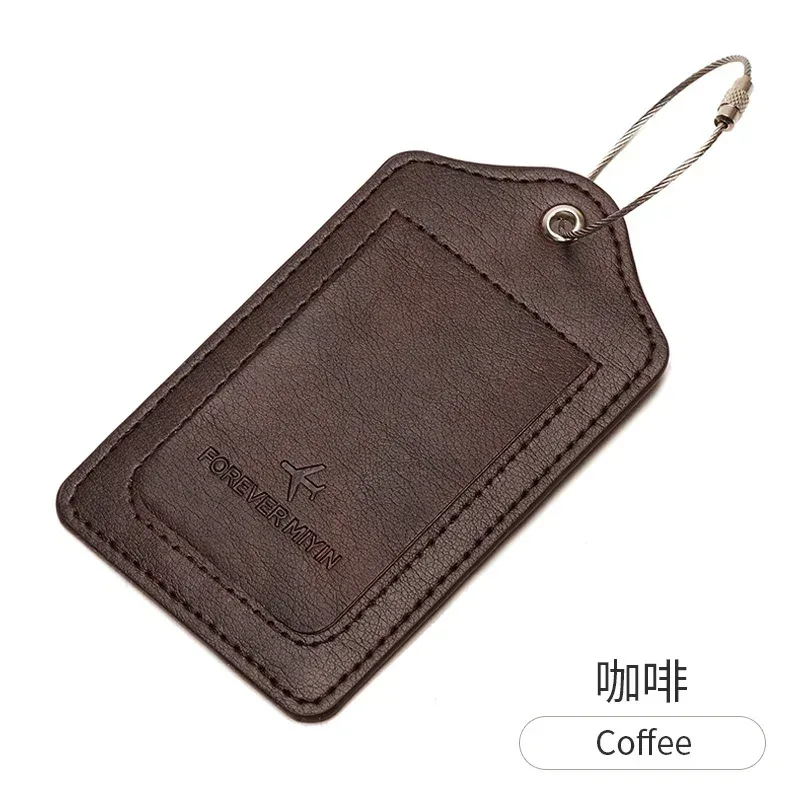 étiquette bagage cuir pu rose marron beige dore rouge vert ornamentation voyage identification bagage sacs