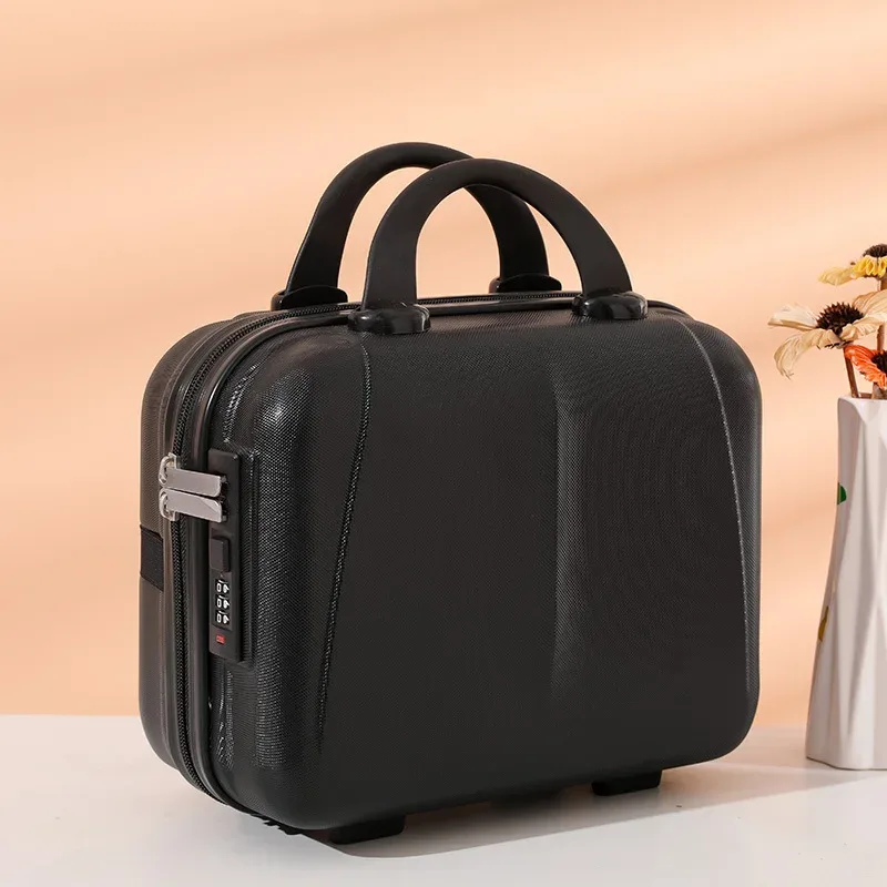 organisateur voyage plastique blanc noir rose gold anti pression anti rayure grande capacité transport portable week end business cosmétiques maquillage chaussures lingerie