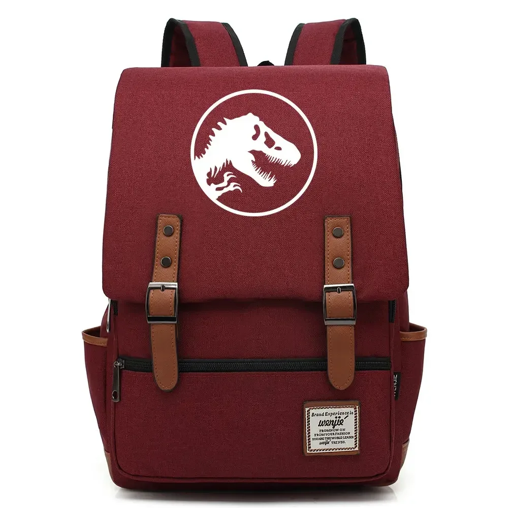 b3303 sac à dos tendance dinosaure jurassic park world avec boucle pour enfants, adolescents, étudiants, femmes et hommes