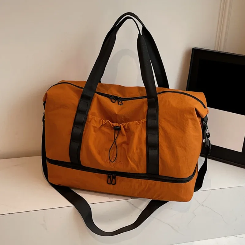 sac de voyage de grande capacité avec compartiment à chaussures indépendant, sacs de voyage adaptés au yoga, au sport, au rangement et aux week-ends