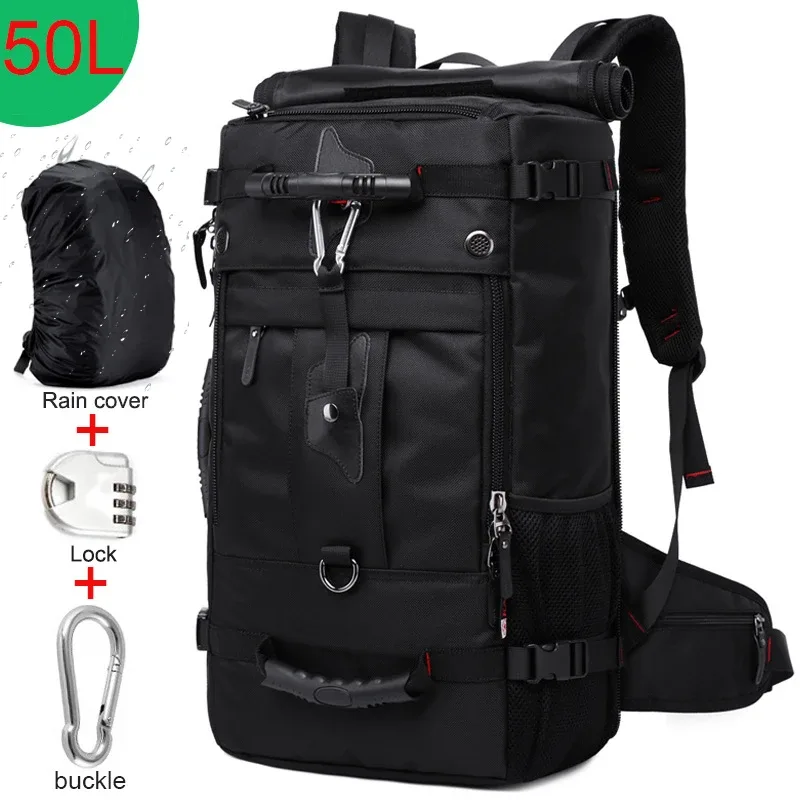 kaka 50l étanche voyage sac à dos hommes femmes multifonction 17.3 sacs à dos d'ordinateur portable mâle extérieur sac à bagages mochilas meilleure qualité