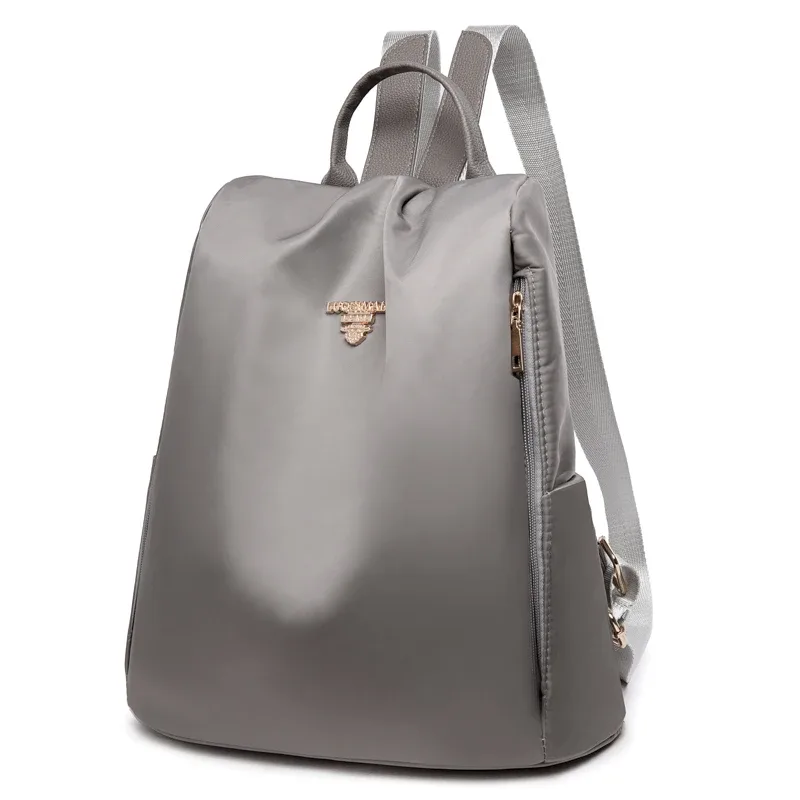 sac à dos oxford étanche pour femmes, sac à dos antivol à la mode, sac d'école imprimé de haute qualité, grande capacité, 2024