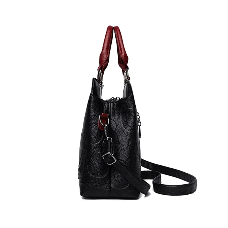 sac à main fourre-tout pour femme, sacoche en bandoulière en cuir pu, pochette décontractée de voyage, besace à épaule, accessoire de luxe à grande capacité