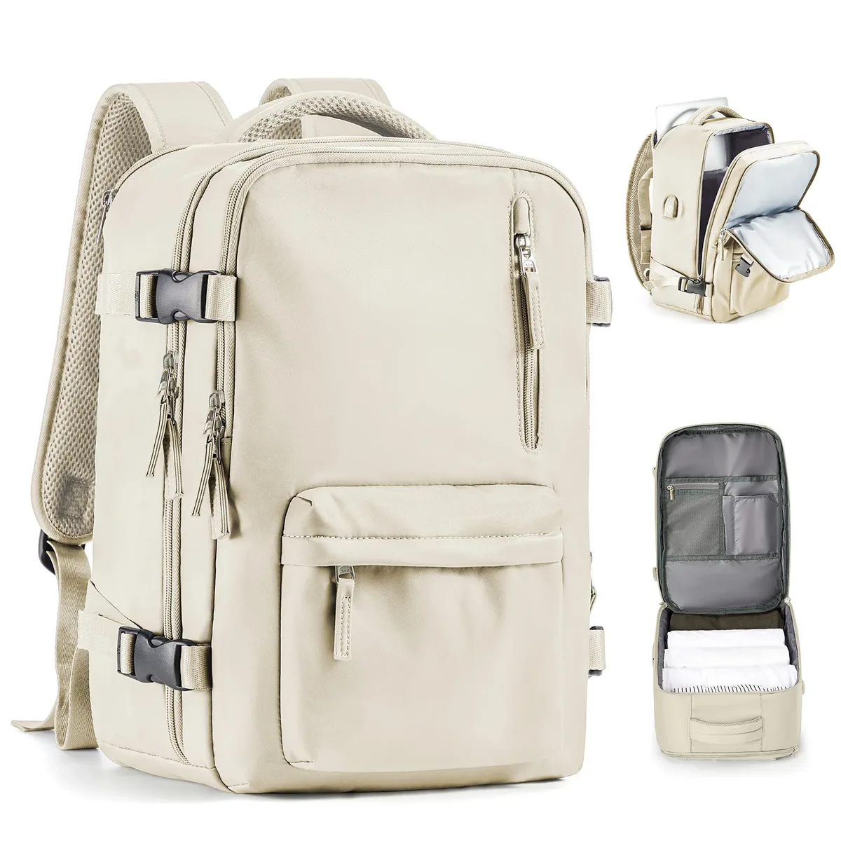 sac à dos de voyage, sac de cabine, sac à dos ryanair 40x30x20, sac à dos pour ordinateur portable 15,6 pouces pour hommes et femmes, sac à dos de trekking décontracté
