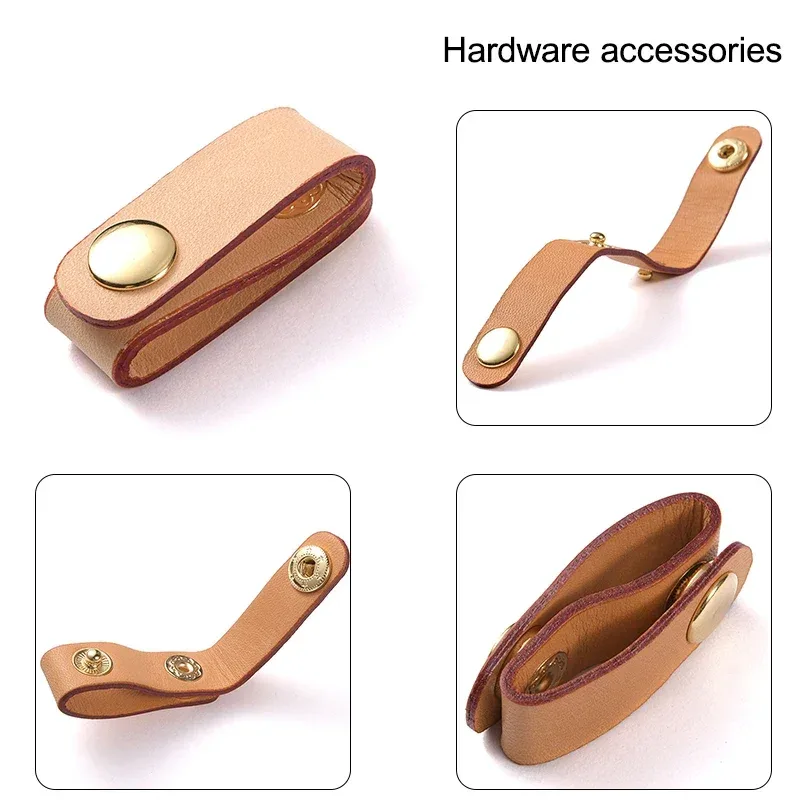 poignée de sac en cuir véritable, boucle fixe pour sac fourre-tout, sangle d'épaule, clip de fixation, réglage, raccourci, accessoires de sac