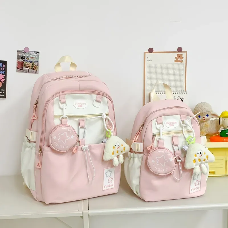 sac à dos mignon de grande capacité pour adolescentes, sac à dos pour ordinateur portable réutilisable pour filles, sacs à dos pour filles de 10 à 12 ans, léger et résistant à la saleté, cadeau.