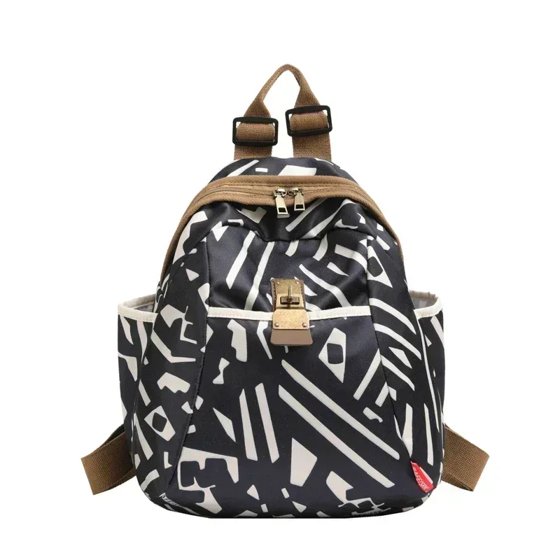 sac à dos polyvalent pour femmes, impression tendance, grande capacité, sac à dos décontracté en tissu oxford, nouveau cartable de voyage