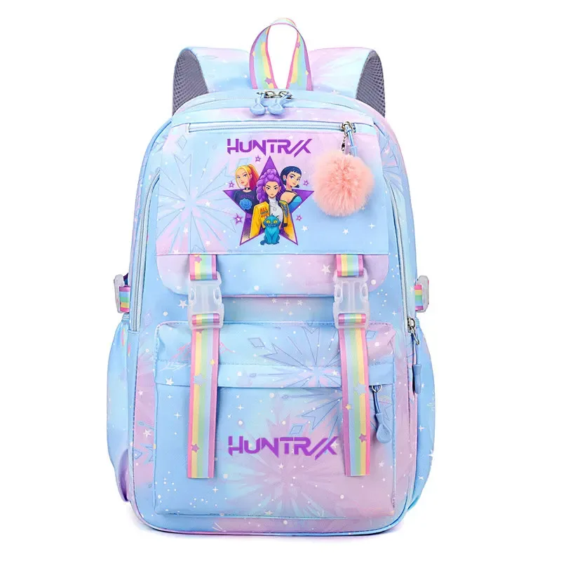 sac à dos kpop demon hunters pour étudiantes, lycéennes, collégiennes, polyvalent, adapté au quotidien et aux activités de plein air