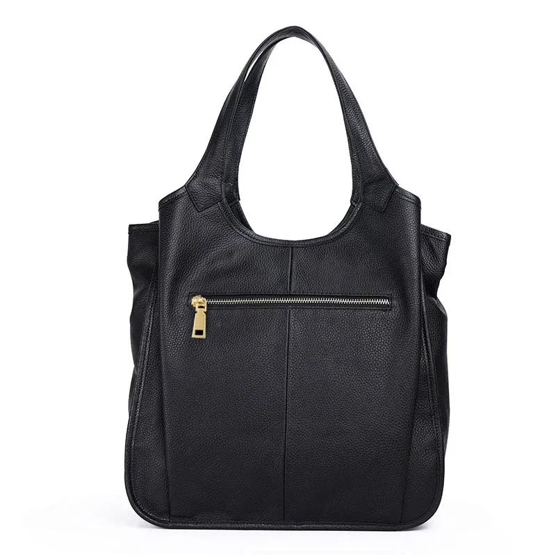 aidrani – sac fourre-tout en cuir de vache véritable pour femmes, sac à bandoulière en cuir souple de grande capacité, sac à main pour le bureau et les déplacements quotidiens