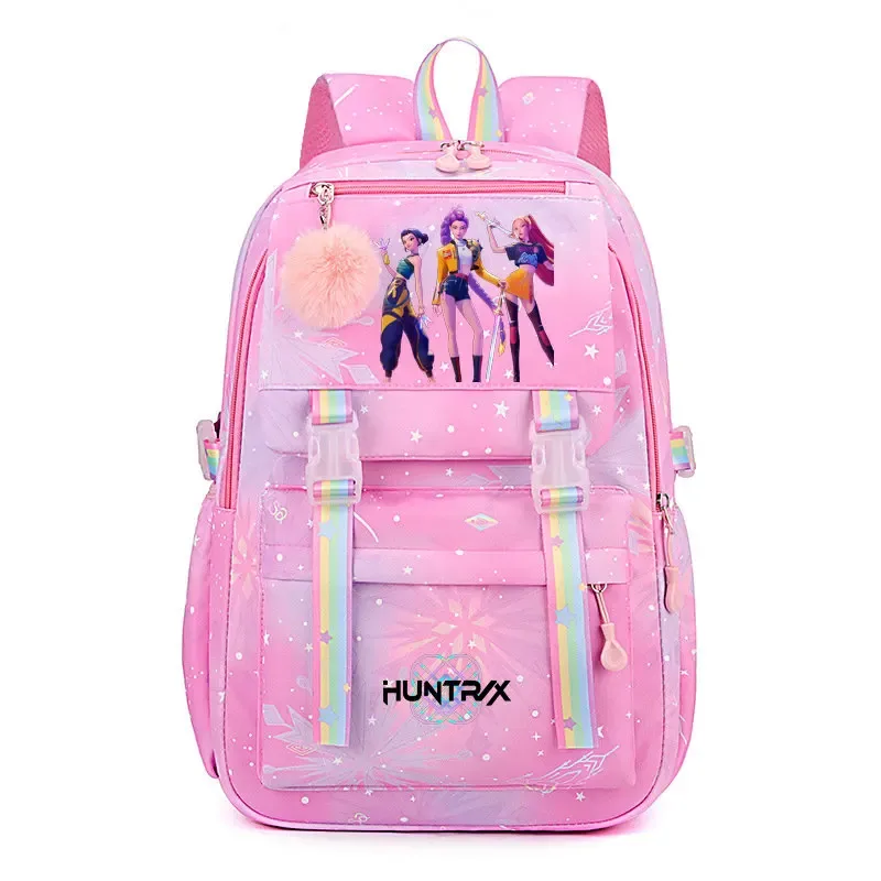 sac à dos kpop demon hunters pour étudiantes, lycéennes, collégiennes, polyvalent, adapté au quotidien et aux activités de plein air