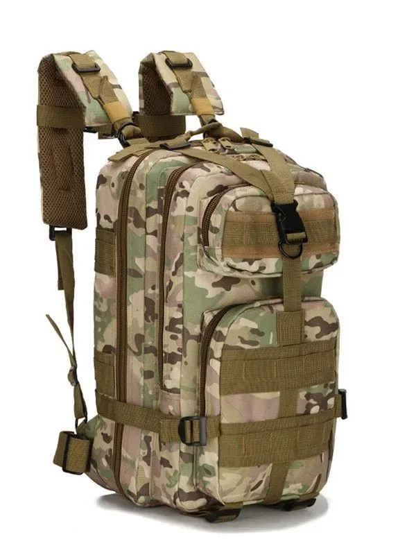 sac tactique militaire 30l, sac d'alpinisme pour sports de plein air oxford, sac à dos de camouflage étanche 3p pour camping voyage 11 couleurs