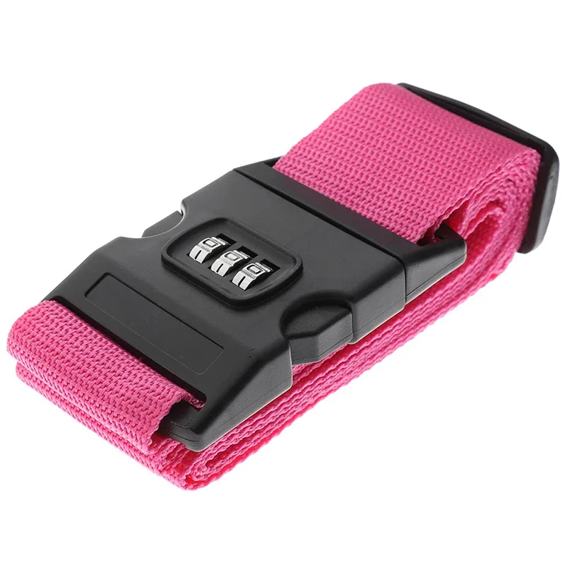 sangle d'emballage en nylon durable pour bagages de voyage, serrure sécurisée pour valise, ceinture, 1pc