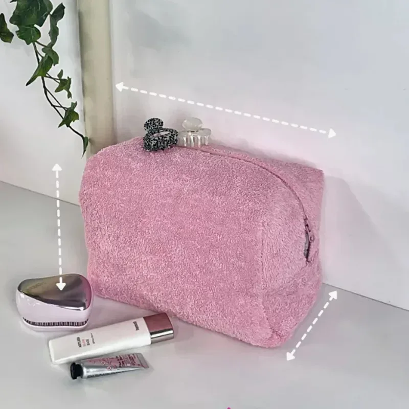 pochette à serviettes pour femmes, patch de lettres personnalisé, sac à cosmétiques, sacs de maquillage brodés, sac de rangement vert, sac de rangement, cadeau
