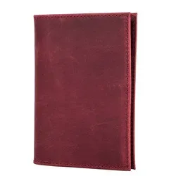 portefeuille en cuir véritable avec logo personnalisé, porte-passeport de voyage mince, document de voyage rfid minimaliste, portefeuille d'évaluation