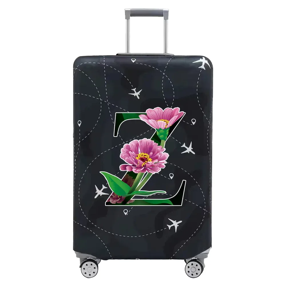 housse de protection pour bagages, accessoires de voyage, anti-poussière et résistante à l'usure, série letter, 18-32 pouces