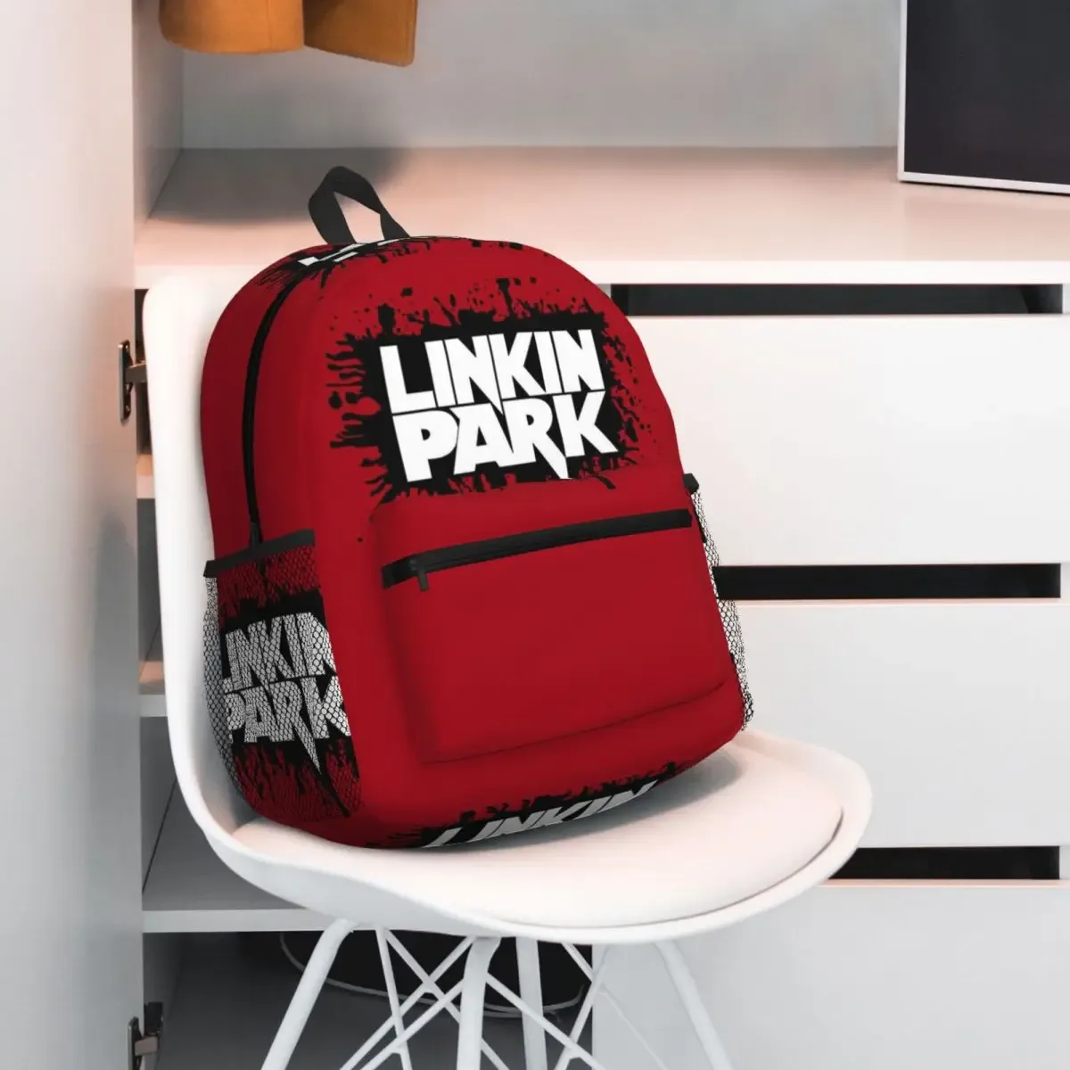 l-linkin-s p-park-s band sac à dos pour étudiant, sac d'école, randonnée, voyage, sac à dos pour garçons et filles, sac à bandoulière à la mode
