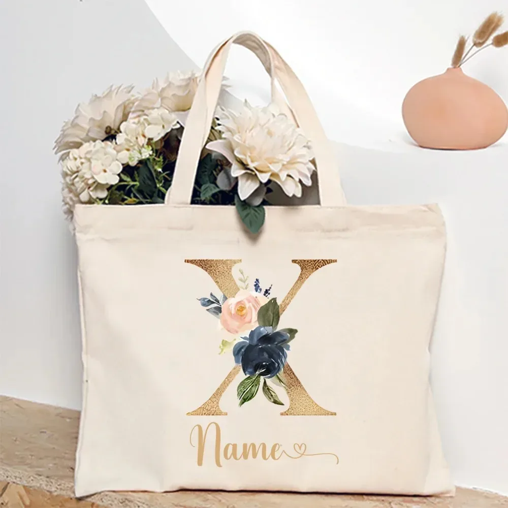 sac fourre-tout personnalisé pour demoiselle d'honneur avec initiales et nom, sac à bandoulière, sac de fête de bachelorette, sac à main de mariée, cadeau pour elle