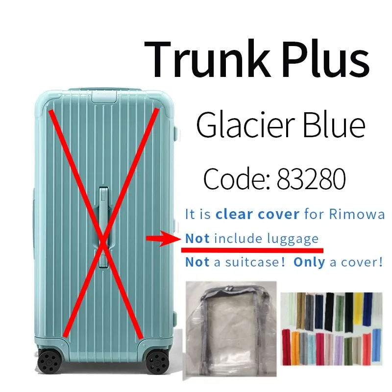 housses transparentes en pvc adaptées aux bagages rim essential 33 pouces, protection de valise de voyage, accessoires transparents, housse de protection anti-rayures