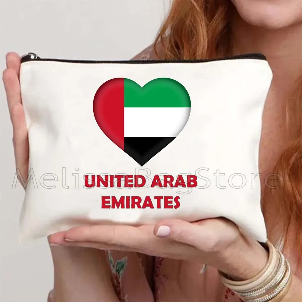 danemark france grèce égypte équateur mexique roumanie états-unis émirats arabes unis états-unis belgique cap-vert pochette de rangement pour cosmétiques en forme de cœur