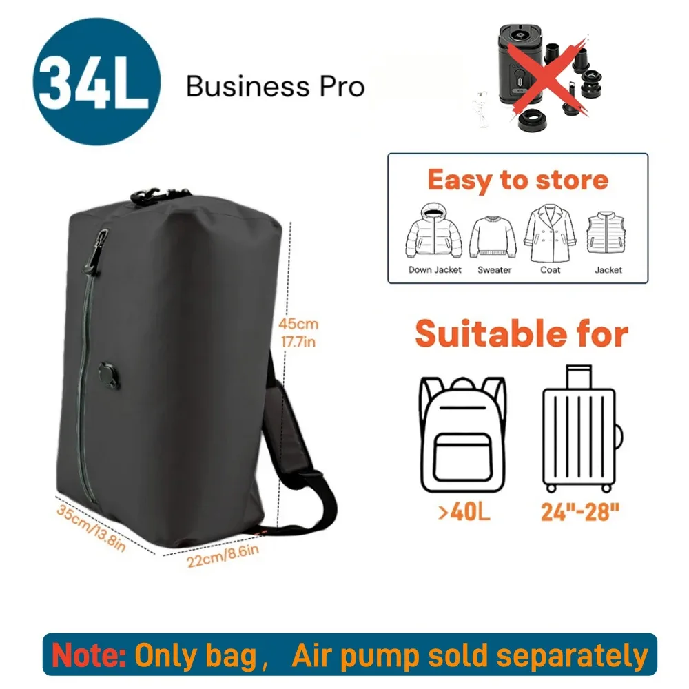 sacs de compression de voyage, sacs de rangement sous vide imperméables pour vêtements et valises, sacs gain de place pour les essentiels de voyage et de déménagement,voyage & avion accessoire,vacances indispensable